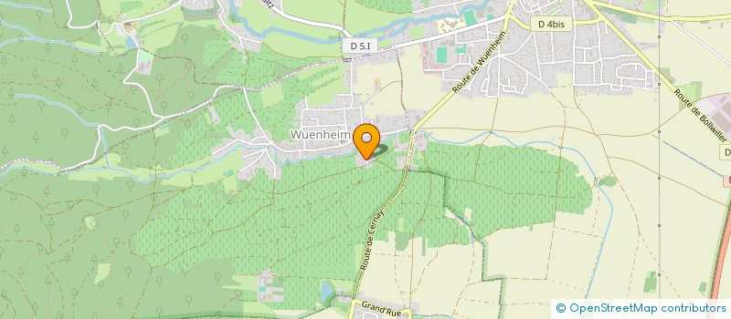 localisation de l'entreprise SCI MARINA  WUENHEIM