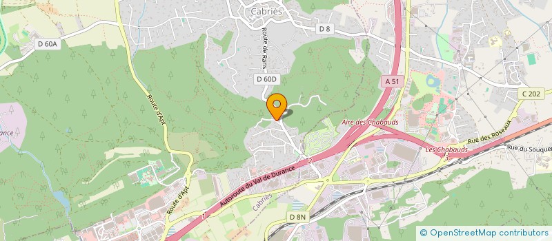 localisation de l'entreprise SCI MARINA  CABRIES