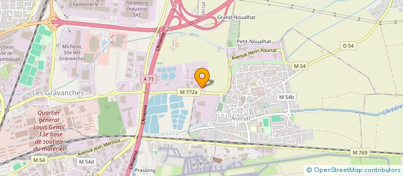 localisation de l'entreprise SCI MARINA  CLERMONT-FERRAND