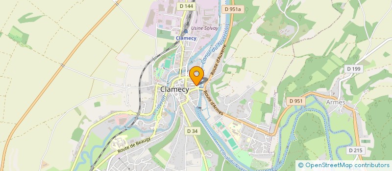 localisation de l'entreprise SCI MARINA BEACH MORGANE à CLAMECY