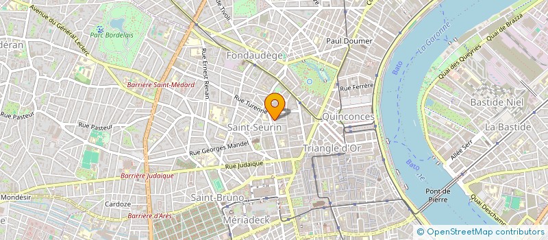 localisation de l'entreprise SCI MARINA DE CASSY  BORDEAUX