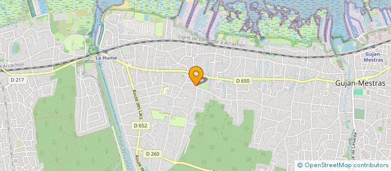 localisation de l'entreprise SCI MARINA DIAMAND  GUJAN-MESTRAS