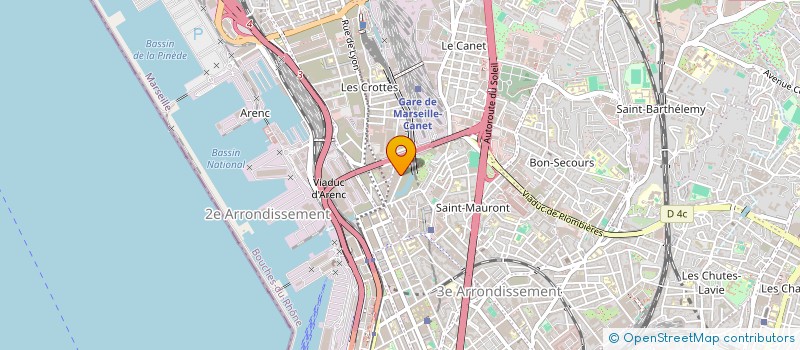 localisation de l'entreprise SCI MARINA FLEURS D EPEE  MARSEILLE
