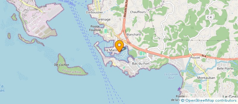 localisation de l'entreprise SCI MARINA INVEST à LE GOSIER