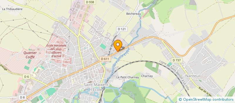 localisation de l'entreprise SCI MARINA IV  SAINT-MAIXENT-L'ECOLE