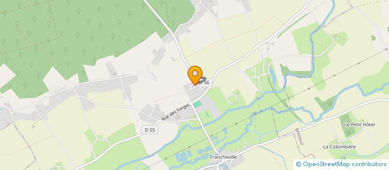 localisation de l'entreprise SCI MARINA L  VERNEUIL D'AVRE ET D'ITON