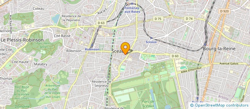 localisation de l'entreprise SCI MARINACCIO  -EMPTAZ à SCEAUX