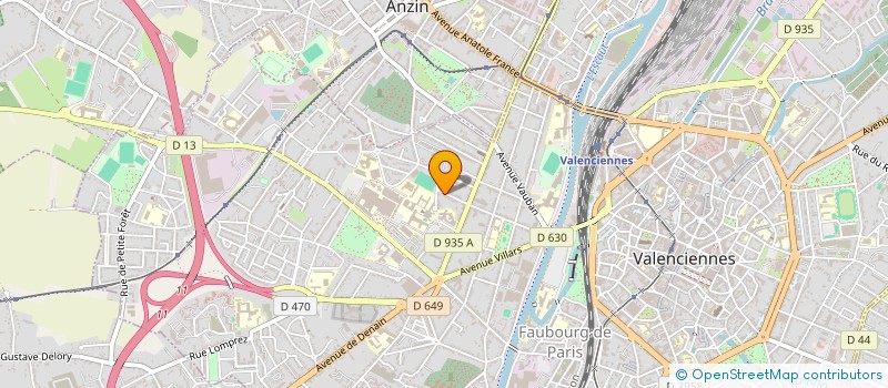 localisation de l'entreprise SCI MARINADINE  SAINT-SAULVE