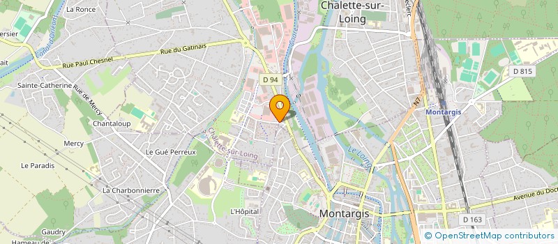 localisation de l'entreprise SCI MARINAHALYMAH à CHALETTE-SUR-LOING