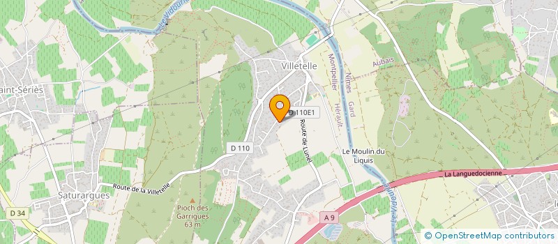 localisation de l'entreprise SCI MARINAIS  SOMMIERES