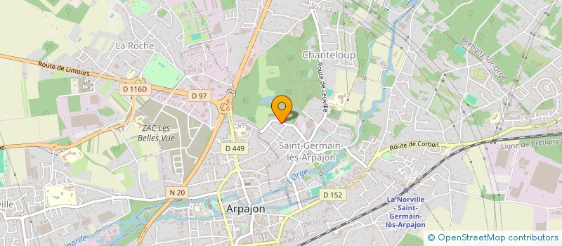localisation de l'entreprise SCI MARINALAN à SAINT-GERMAIN-LES-ARPAJON