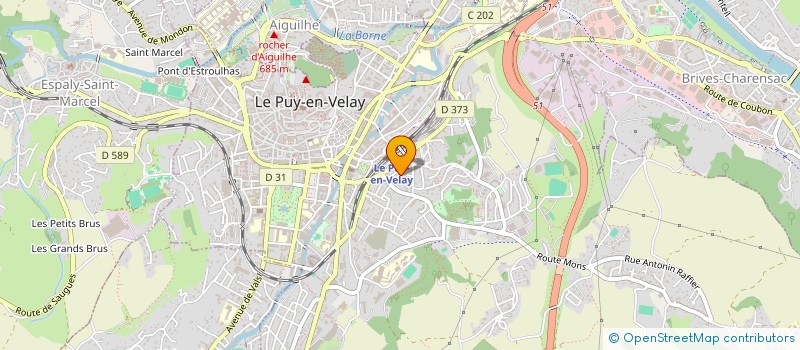 localisation de l'entreprise SCI MARINE 2  LE PUY-EN-VELAY