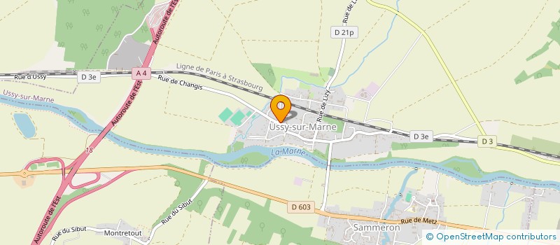 localisation de l'entreprise SCI MARINE  USSY-SUR-MARNE