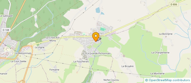 localisation de l'entreprise SCI MARINE  LAIGNELET