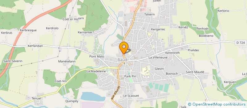 localisation de l'entreprise SCI MARINE  QUIBERON