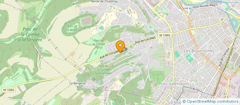 localisation de l'entreprise SCI MARINE à DIJON