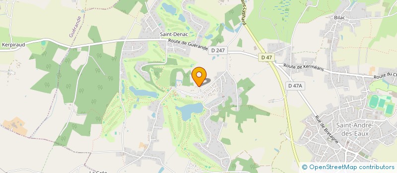 localisation de l'entreprise SCI MARINE  SAINT-ANDRE-DES-EAUX