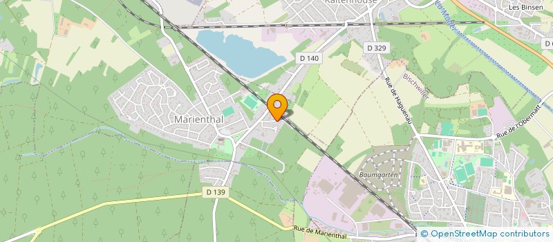 localisation de l'entreprise SCI MARINE  HAGUENAU