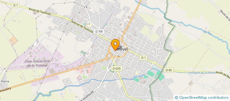 localisation de l'entreprise SCI MARINE  REVEL