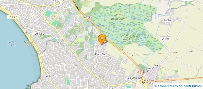 localisation de l'entreprise SCI MARINE  SAINT-GEORGES-DE-DIDONNE