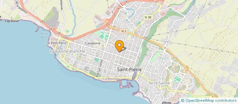 localisation de l'entreprise SCI MARINE à SAINT-PIERRE