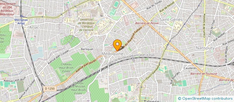 localisation de l'entreprise SCI MARINE  BORDEAUX