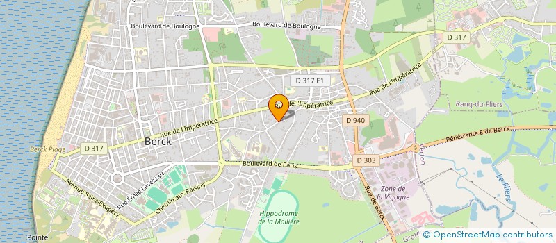 localisation de l'entreprise SCI MARINE à BERCK