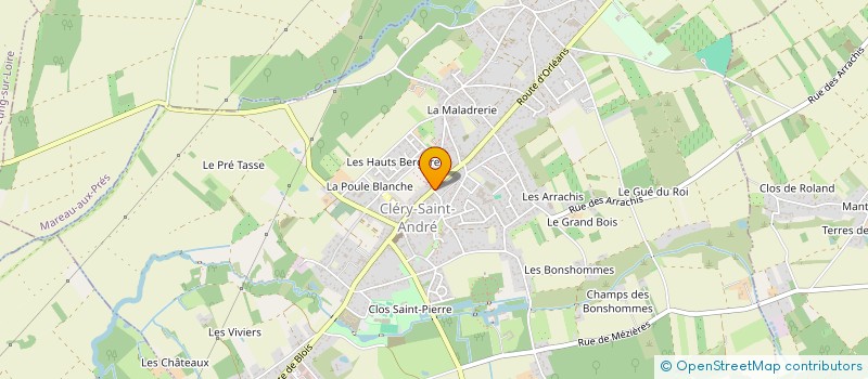 localisation de l'entreprise SCI MARINE à CLERY-SAINT-ANDRE