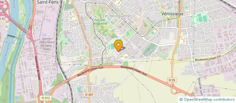 localisation de l'entreprise SCI MARINE  VENISSIEUX