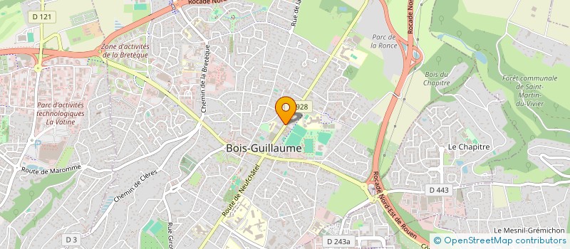 localisation de l'entreprise SCI MARINE à BOIS-GUILLAUME
