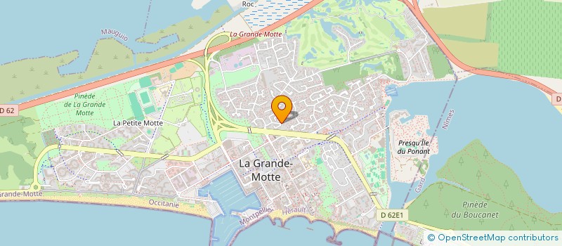localisation de l'entreprise SCI MARINE  LA GRANDE-MOTTE