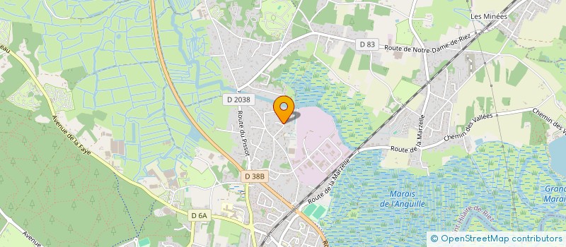 localisation de l'entreprise SCI MARINE à SAINT-HILAIRE-DE-RIEZ