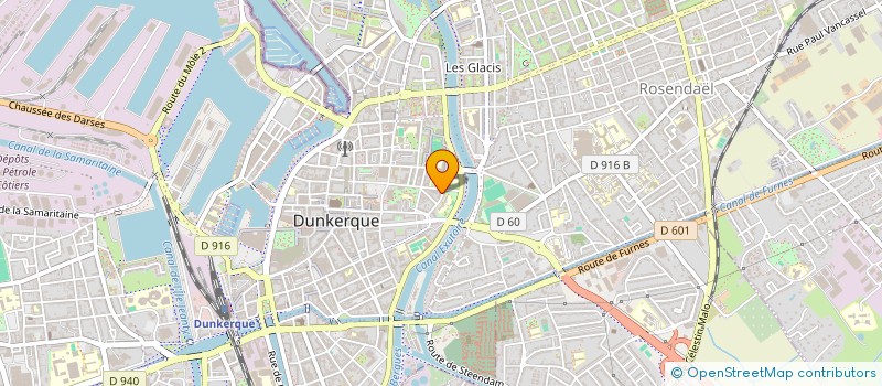 localisation de l'entreprise SCI MARINE à DUNKERQUE