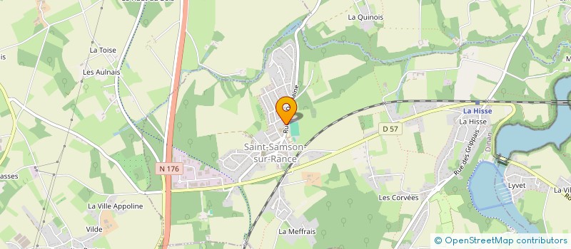 localisation de l'entreprise SCI MARINE  DINAN