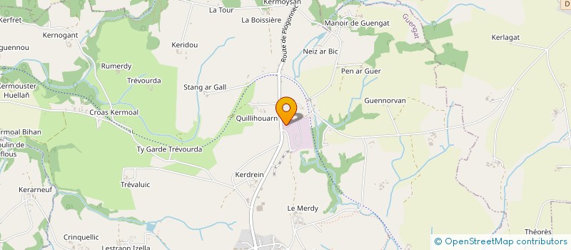 localisation de l'entreprise SCI MARINE  GUENGAT