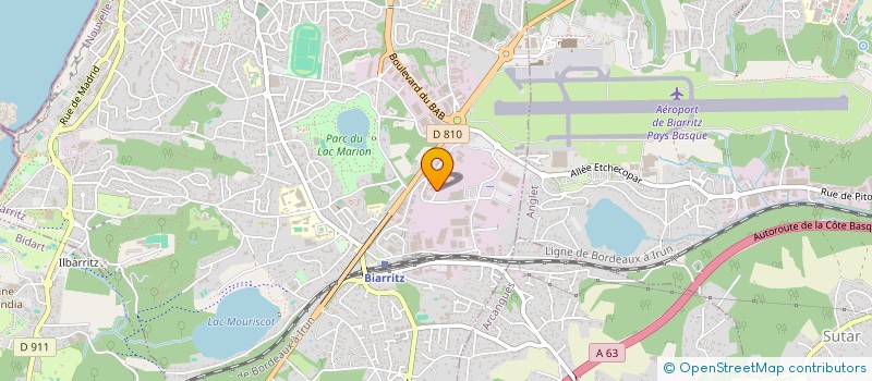 localisation de l'entreprise SCI MARINE à BIARRITZ