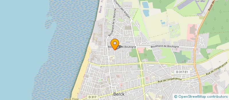 localisation de l'entreprise SCI MARINE à BERCK