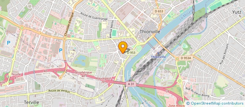 localisation de l'entreprise SCI MARINE à THIONVILLE
