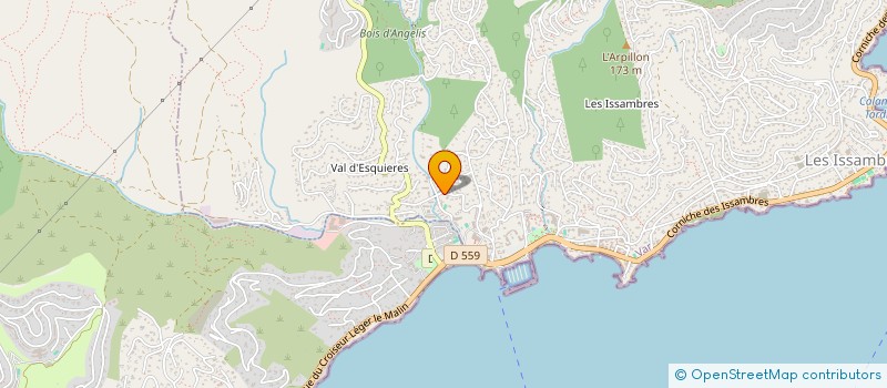 localisation de l'entreprise SCI MARINE  ROQUEBRUNE-SUR-ARGENS