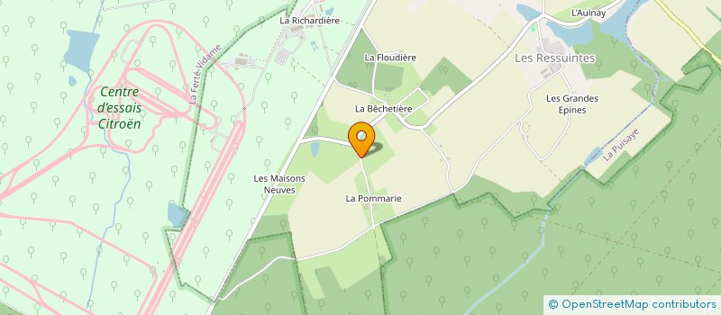 localisation de l'entreprise SCI MARINE à LES RESSUINTES