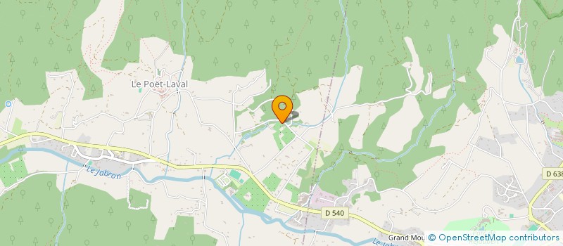 localisation de l'entreprise SCI MARINE  LE POET-LAVAL