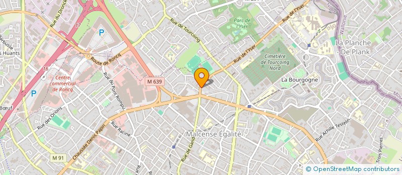 localisation de l'entreprise SCI MARINE  MARCQ-EN-BARUL