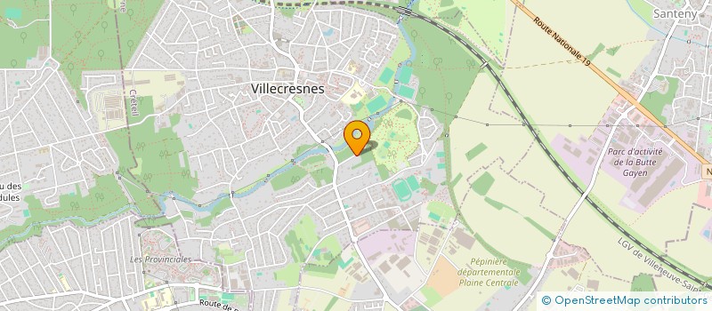 localisation de l'entreprise SCI MARINE  VILLECRESNES