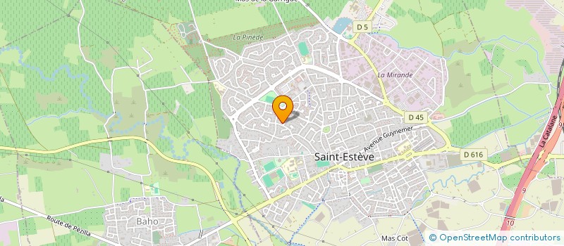 localisation de l'entreprise SCI MARINE  SAINT-ESTEVE