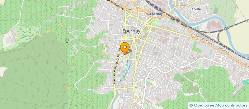 localisation de l'entreprise SCI MARINE  EPERNAY