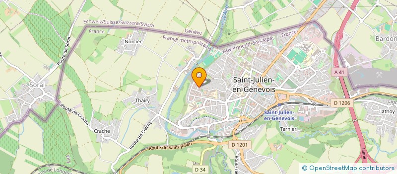 localisation de l'entreprise SCI MARINE  SAINT-JULIEN-EN-GENEVOIS