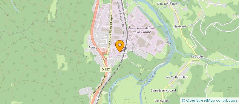 localisation de l'entreprise SCI MARINE  SAINT-NABORD