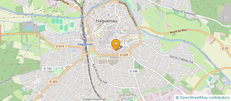 localisation de l'entreprise SCI MARINE  HAGUENAU