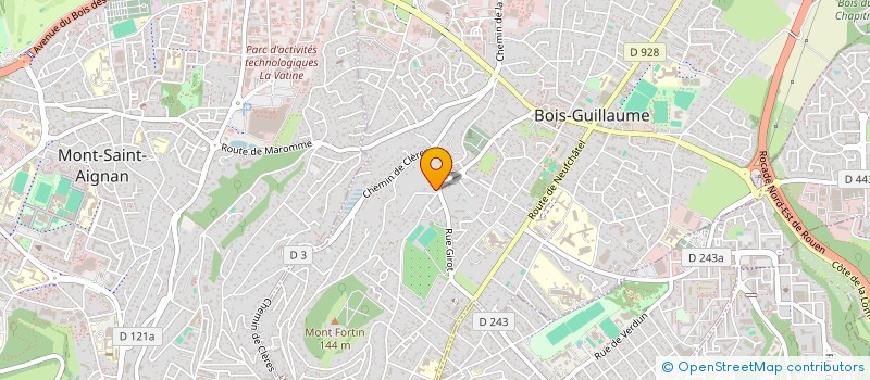 localisation de l'entreprise SCI MARINE à BOIS-GUILLAUME