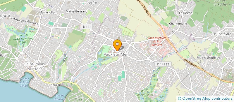 localisation de l'entreprise SCI MARINE  VAUX-SUR-MER